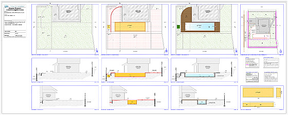 scia per piscina interrata, forma classica con deck, realizzata a Castiglione Torinese da Acqua SPA®